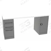 TENNSCO Workbench: Fixed Ht, Laminate, 72 in x 30 in, 750 lb Overall Load Capacity, Gray (MPN MWB-4-3072P). Key specifications — Brand: TENNSCO.