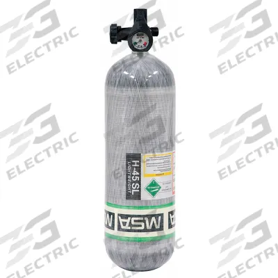 SCBA Cylinder: Carbon Fiber, 10.6 lb Wt Empty, Pre-Filled - MSA SCBA & Breathing Air Cylinders