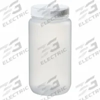NALGENE Storage Bottle: PPCO, 2 L, 0.5 gal, Closure Included, Natural, 100 mm, Polypropylene (MPN 2121-0005). Key specifications — Brand: NALGENE; Graduated: No; Body Color: Natural.