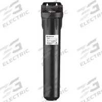 PENTAIR/EVERPURE Water Filtration System: 10 micron, 8 gpm, 9,000 gal, 22 1/2 in Overall Ht, NPT (MPN EV979590-75). Key specifications — Housing Material: Plastic; Color: Black; Brand: PENTAIR/EVERPURE; Filter Media: Tightly Spun Prefilter; Reduces: Sediment.
