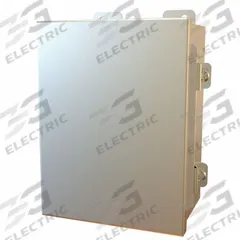 HAMMOND Electrical Enclosure: Stainless Steel, 8 in x 6 in x 4 in, NEMA 12/13/3R/4/4X, w/Panel, IP66 (MPN 1414N4PHSSG4). Key specifications — Brand: HAMMOND; Closure Method: Clamps; Enclosure Material: Stainless Steel; Includes Inner Panel: with Inner Panel Included.