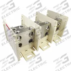 BURNDY Power Distribution Block: Open, Lug, Lug, 4 AWG – 500 kcmil For Line Side Wire Sizes (MPN BDBLCS6R3). Key specifications — attr1361688: Surface; attr1308686: BURNDY; attr1361672: Copper.