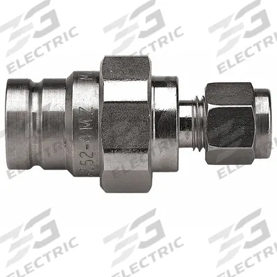 PARKER Hydraulic Quick Connect Hose Coupling: 1/4 in Coupling Size - Parker FET Series Hydraulic Quick-Connect Coupling Plugs