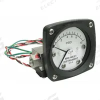 MIDWEST INSTRUMENT Differential Pressure Gauge & Switch: Back, 1/4 in NPT Female, 120, 2 1/2 in Dial (MPN 120SA-00-O-AA-10P). Key specifications — Sensor Type: Piston; Series: 120; Housing Material: 316 Stainless Steel; Certificate of Calibration: Not Included; Gauge Accuracy: ±3-2-3%.