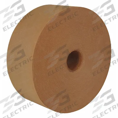 CENTRAL Water-Activated Tape: 6.3 mil Tape Thick, 2 13/16 in x 500 ft, 240, Kraft - Medium-Duty Water-Activated Kraft Tape