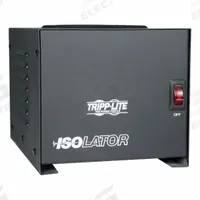 TRIPP LITE Isolation Transformer: 1,000 W Power Rating, 120V, 120V AC, 5-15P, 5-15R, 4 Outlets (MPN IS-1000). Key specifications — NEMA Receptacle Configuration: 5-15R; Input Voltage: 120V; Output Voltage: 120V AC; Brand: TRIPP LITE.