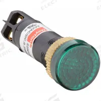 DAYTON Raised Panel Light: 12 mm Panel Mounting Hole Dia, LED, Raised Head (MPN 22NY89). Key specifications — Brand: DAYTON; Electrical Connection: M2.5 Screw.