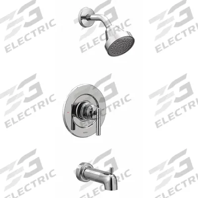 GIBSON Tub and Shower Trim Kit: Gibson Posi-Temp T2903, 1.75 gpm Fixed Showerhead Flow Rate - Bathtub Spout & Fixed Showerhead Faucet Combinations