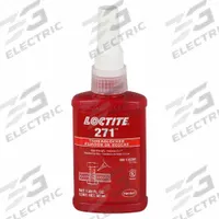 LOCTITE High-Strength Threadlocker: 271, Red, Oil Tolerant, 1.69 fl oz, Bottle, 1 EA (MPN 135381)