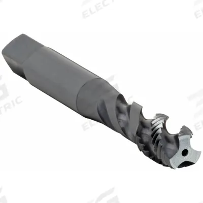 OSG Spiral Flute Tap: M10x1.25 Metric, D5 / 4H-6H, 3 Flute - General Purpose Spiral-Flute Taps