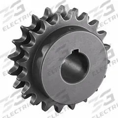 TRITAN Roller Chain Sprocket: 60-2, For 3/4 in Chain Pitch, 1 1/2 in Bore Dia, 20 Teeth, Steel (MPN D60BS20H X 1 1/2). Key specifications — Brand: TRITAN.