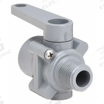 APPROVED VENDOR Manual Two-Way Ball Valve: 1/2 in, PVC, Straight, MNPT x FNPT - PVC Ball Valves