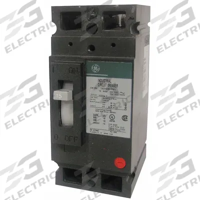 GE Molded Case Circuit Breaker: 30 A Amps, 14kA at 277V AC, Fixed - TED-, TEHD-Frame GE Molded Case Circuit Breakers