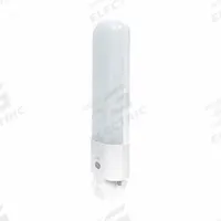 GE LAMPS Compact LED Bulb: Type A, 2-Pin (GX23), T10, LED, 5000K, 565 lm Light Output, 5 W Watt (MPN LED5GX23/850). Key specifications — Brand: GE LAMPS; Bulb Designation: LED5GX23/850; Dimmable: No; Color Temperature: 5000K.