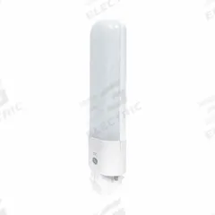 GE LAMPS Compact LED Bulb: Type A, 2-Pin (GX23), T10, LED, 5000K, 565 lm Light Output, 5 W Watt (MPN LED5GX23/850). Key specifications — Brand: GE LAMPS; Bulb Designation: LED5GX23/850; Dimmable: No; Color Temperature: 5000K.