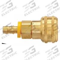 PARKER Quick Connect Hose Coupling: 3/8 in Body Size, 3/8 in Hose Fitting Size, Push-to-Connect (MPN B34-5BPN). Key specifications — Brand: PARKER; Coupling Locking Type: Push-to-Connect; Hose Fitting Gender: Male.