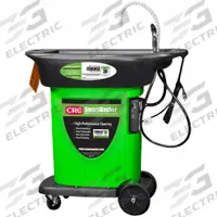SMARTWASHER Parts Washer: For Water-Based (Microbial) Solution Base Type, Plastic, 105°F Min Op Temp (MPN 14161). Key specifications — Voltage: 110V; Brand: SMARTWASHER; Series: SW-23 Parts and Brake; Includes: -; Standards: CE Certified; Cleaning Method: Bioremediation; Tank Material: Plastic; Work Lighting: No Light Included.