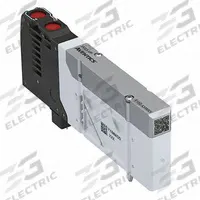 AVENTICS Directional Control Valve: 24V DC, Four-Way / Three-Position, Double Solenoid Actuator Type (MPN R572A2B60MA00F1). Key specifications — attr1326564: R572A2B60MA00F1; attr1326714: 24V DC; attr1326685: Solenoid Coil Included; attr1326706: Solenoid Air Control Valve; attr1326666: Double Solenoid; attr1326670: Closed.