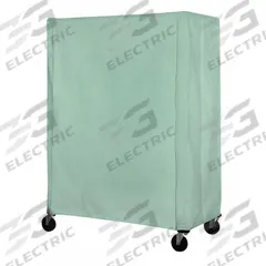 EAGLE GROUP Utility Cart Cover: Green, Nylon, Hook-and-Loop, 48 in Wd, 63 in Ht, 24 in Dp (MPN CVC-63-2448-S-LG). Key specifications — For Use With: DTSC2436E; Brand: EAGLE GROUP.