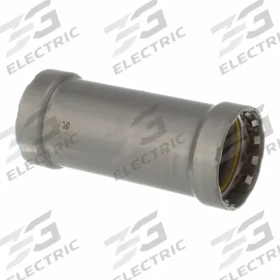 VIEGA MEGAPRESS Crimp Coupling Fitting: 1 1/2 in Pipe x 1 1/2 in Pipe Size - Gas Steel Press Pipe Fittings