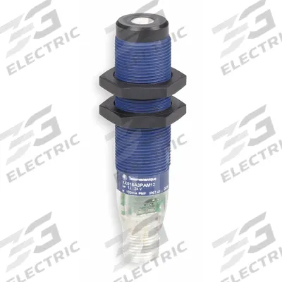 TELEMECANIQUE SENSORS Cylindrical Ultrasonic Sensor: 18 mm Dia, Built-in Connector - Cylindrical Sensors with Built-in Connectors