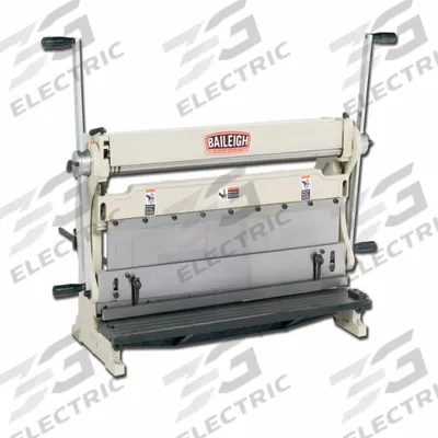 BAILEIGH INDUSTRIAL Shear Brake Roll: 20 ga Brake Capacity (Steel), 90° Max. Bend Angle - Manual Sheet Metal Combination Machines