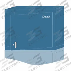 LYON Modular Shelf Cabinet: 30 in x 28 1/4 in x 26 3/4 in, 2 Fixed Shelves, Frame, Blue, Assembled (MPN X6N27303010550). Key specifications — Cabinet Color: Blue; Base Type: Frame; Brand: LYON.