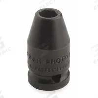 PROTO Impact Socket: 1/4 in Drive Size, Metric, 13 mm Socket Size, 6-Point, Std, 7/8 in Overall Lg (MPN J6913M). Key specifications — attr1215501: PROTO; attr1215515: Black Oxide; attr1215518: 13 mm.