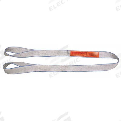LIFT-ALL Web Sling: Type 4, Polyester, 2 Plies, 20 ft Sling Lg - Protected-Edge Polyester Twisted-Eye Web Slings