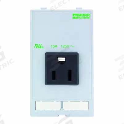 MURRELEKTRONIK Socket Insert: NEMA 5-15, 125 V AC Socket Volt Rating - Panel Interface Inserts