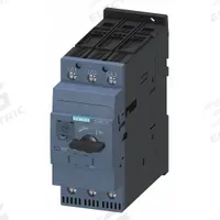SIEMENS Manual Motor Starter: Non-Reversing, 3 Poles, 80 A, Thermal Protection, Selector Switch (MPN 3RV20314RA10). Key specifications — Maximum Voltage Rating: 690V AC; Brand: SIEMENS; Thermal Units Required: None (Starter Includes Integrated Thermal Units); Frame Size (Width): S2.