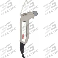 SCS Ionizing Air Gun: 20 psi to 65 psi, 22 scfm Air Consumption, 70 dBA Sound Level, 8 in Nozzle Lg (MPN 980). Key specifications — attr67312: 120V AC/24V AC Power Adapter; attr67302: 1/4 in NPT Male; attr67293: SCS.