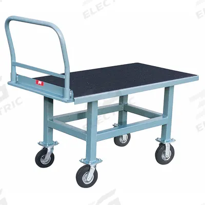 JAMCO Platform Truck: 1,200 lb, 60 in L x 30 in W x 29 in H Deck, Solid, 12 ga Deck - Work-Height Platform Trucks