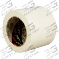 3M Masking Tape: 201+, Tan, 3 3/4 in Roll Wd, 60 yd Overall Roll Lg, 4.4 mil Thick, Rubber, Glass. Key specifications — Series: 201+; Brand: 3M; Backing Material: Crepe Paper; For Location: Indoor; For Surface Type: Glass; Manufacturer Part Number: 201+.