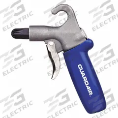 GUARDAIR Air Gun: Pistol-Grip Grip, Aluminum, 1/4 in Female NPT, 1 Nozzle(s), Straight, Focused (MPN 74GHTP). Key specifications — attr1328526: Aluminum; attr1328500: Radial Nozzle; attr1328508: GUARDAIR; attr1328515: No; attr1328533: Yes.