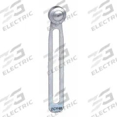 TELEMECANIQUE SENSORS Limit Switch Lever Arm: Roller Lever, Fixed, XCKD/XCKP/XCKT/XCMD (MPN ZCY46). Key specifications — Brand: TELEMECANIQUE SENSORS; Compatible with Series: XCKP; Roller Position: Front; Actuator Style: Rotary Lever Roller.