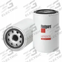 FLEETGUARD Automotive Hydraulic Fluid Filter: Hydraulic Fluid, 1"-12 UNF-2B Thread Size, Cellulose (MPN HF6505). Key specifications — Media Material: Cellulose; Brand: FLEETGUARD; Compatible Fluid Type: Hydraulic Fluid; Compatible Vehicle Make: Genie; Thread Size: 1"-12 UNF-2B.