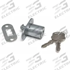 LOCK CORP OF AMERICA Sliding Door Lock: 1 1/8 in Lg, 2 in Wd, 7/8 in Ht (MPN 3400KD). Key specifications — Product Type: Sliding Door Lock; Brand: LOCK CORP OF AMERICA.