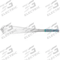 VOLLRATH Whip: 22 in Overall Lg, Nylon Handle, Aqua Handle, NSF Certified, Blue (MPN 47096). Key specifications — Brand: VOLLRATH; Dishwasher Safe: No; Handle Material: Nylon; NSF Certified: Yes; Handle Color: Aqua.