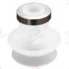SMC Vacuum Pad: Bellows, w/o Adapter, 20 mm Pad Dia, Food Grade Silicone Rubber, White (MPN ZP20BS). Key specifications — attr1019136: ZP20BS; attr1019138: SMC.