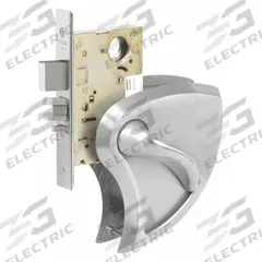 CORBIN RUSSWIN Door Lockset: Passage Lever Locksets/Storeroom Lever Locksets, Stainless Steel (MPN ML2010 x BHSS x 630C LHR). Key specifications — Ligature Resistance: Ligature-Resistant; Brand: CORBIN RUSSWIN; Lockset Function ANSI Code: F01; Visual Indicator Message: No Message; Lockset Style: Behavioral Health; ADA Compliant: Yes; Finish: Satin Stainless Steel : High Speed Steel.