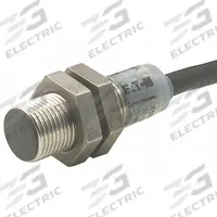 EATON Inductive Cylindrical Proximity Sensor: Non-Terminated Cable, Unshielded, 2 Wires, 20-250V AC (MPN E57SAL12A4E). Key specifications — Brand: EATON; AC Supply Voltage Rating: 20-250V AC; DC Supply Voltage Rating: Not Rated.
