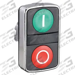 SCHNEIDER ELECTRIC Multihead Operator: Non-Illuminated, 2 Button, Flush Profile, 22 mm Mounting Size (MPN ZB4BA7341). Key specifications — attr211308: SCHNEIDER; attr1026606: Momentary/Momentary; attr1026618: I; attr1026638: XB4; attr1063632: Metallic.