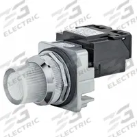 SIEMENS Pilot Light: 30 mm Panel Mounting Size, White, Incandescent, Class 52 Series (MPN 52PL5HB). Key specifications — Series: Class 52; Brand: SIEMENS; Includes Push-To-Test: No Push-To-Test Included.