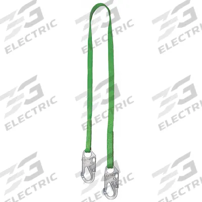 MILLER BY PIP Positioning Lanyard: Steel Snap Hook, Steel Snap Hook, 3 ft Lg - Positioning & Restraint Lanyards