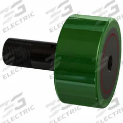 SMITH BEARING Cam Follower: 3 in Dia, Std, Bearing Steel, 1 Row, Dbl Sealed, Hex Socket, Flat, Head (MPN CR-3-XB-U). Key specifications — Brand: SMITH BEARING; Duty Type: Standard; System of Measurement: Inch; Stud Material: Bearing Steel; Stud Thread Size: #1-14.