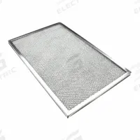 CAPTIVE-AIRE Washable Metal Air Filter: 16 in x 25 in x 1 in, Mesh (MPN 9803). Key specifications — Brand: CAPTIVE-AIRE; Frame or Header Material: Aluminum; Air Filter Construction: Mesh; Air Filter Item: Washable Metal Air Filter.