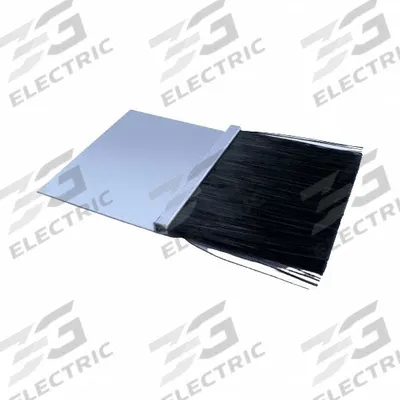 AMERICAN GARAGE DOOR SUPPLY Brush Seal: Straight, Polypropylene, 3 in Brush Lg - Material Handling