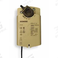 Actuator: Dampers/Economizers, On/Off, Spring Return, 20 in-lb, 24V AC/DC, NEMA 1 / IP40 (MPN GQD121.1P). Key specifications — Manufacturer Part Number: GQD121.1P; Shaft Type: Set Screw Shaft Coupling; Shaft Rotation: CW/CCW; Stroke Degree: 90°; Plenum Rating: Plenum Rated; Power Rating: 4.5W; Input Voltage: 24V AC/DC; Brand: SIEMENS.