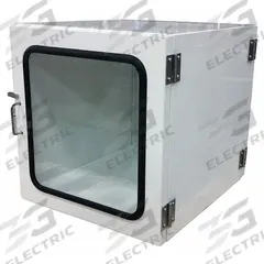 PORTA-FAB Pass Thru: 24 in x 24 in (MPN PT-2424). Key specifications — Material: Steel; Brand: PORTA-FAB; Door Opening Type: Hinged.